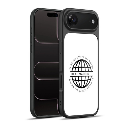 Real Madrid CF Legend Black Logo Gel Armour Case For Apple iPhone 17 Air