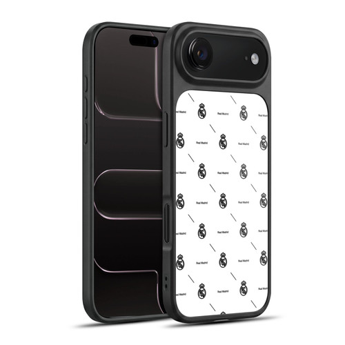 Real Madrid CF Legend Black Logo Pattern Gel Armour Case For Apple iPhone 17 Air
