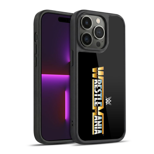 WWE TV Program Logo Wrestlemania Gel Armour Case For Apple iPhone 14 Pro