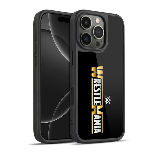 WWE TV Program Logo Wrestlemania Gel Armour Case For Apple iPhone 16 Pro