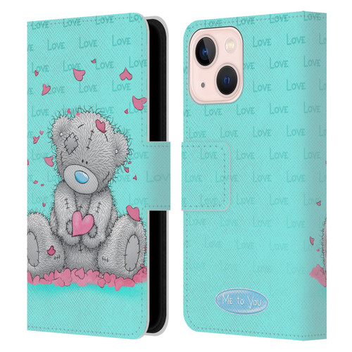 Me To You Classic Tatty Teddy Love Leather Book Wallet Case Cover For Apple iPhone 13 Mini