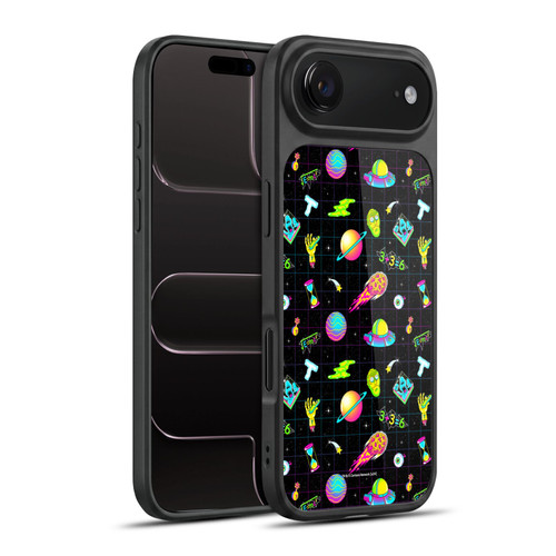Rick And Morty Season 3 Graphics Neon Pattern Gel Armour Case For Apple iPhone 17 Air
