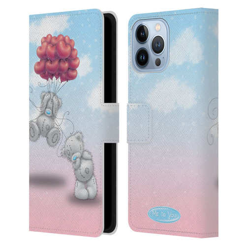 Me To You Classic Tatty Teddy Heart Balloons Leather Book Wallet Case Cover For Apple iPhone 13 Pro Max