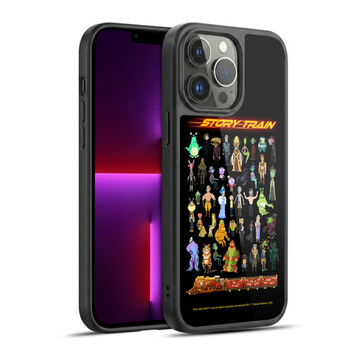 Rick And Morty Season 4 Graphics Story Train Gel Armour Case For Apple iPhone 13 Pro Max
