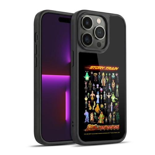 Rick And Morty Season 4 Graphics Story Train Gel Armour Case For Apple iPhone 14 Pro