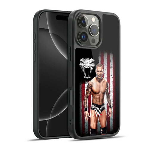 WWE American Flag Superstars Randy Orton Gel Armour Case For Apple iPhone 16 Pro Max
