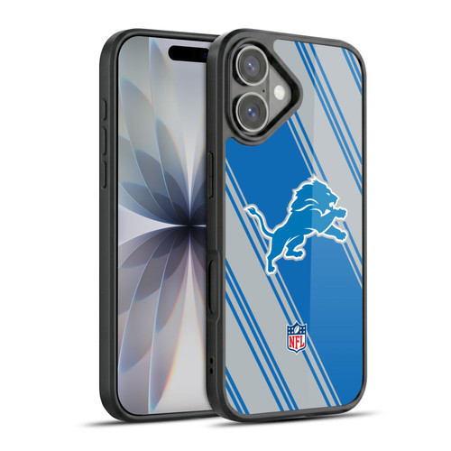 NFL Detroit Lions Artwork Stripes Gel Armour Case For Apple iPhone 17