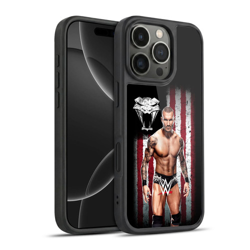 WWE American Flag Superstars Randy Orton Gel Armour Case For Apple iPhone 16 Pro
