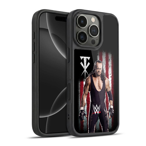 WWE American Flag Superstars Undertaker Gel Armour Case For Apple iPhone 16 Pro