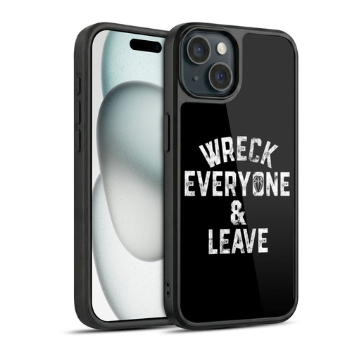 WWE R. Reigns Graphics Wreck Everyone & Leave Gel Armour Case For Apple iPhone 15