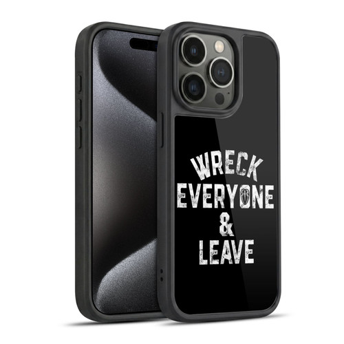 WWE R. Reigns Graphics Wreck Everyone & Leave Gel Armour Case For Apple iPhone 15 Pro
