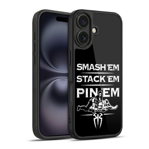 WWE R. Reigns Graphics Smash Em Stack Em Pin Em Gel Armour Case For Apple iPhone 16