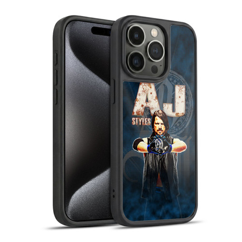 WWE Superstars AJ Styles Gel Armour Case For Apple iPhone 15 Pro