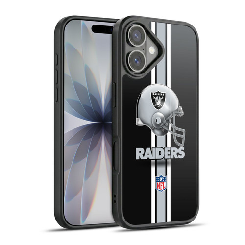 NFL Las Vegas Raiders Logo Helmet Gel Armour Case For Apple iPhone 17