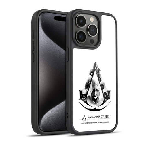 Assassin's Creed Legacy Logo Characters Gel Armour Case For Apple iPhone 15 Pro