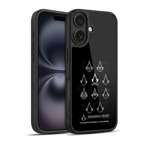 Assassin's Creed Legacy Logo Geometric Crest Gel Armour Case For Apple iPhone 16