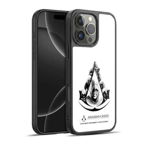 Assassin's Creed Legacy Logo Characters Gel Armour Case For Apple iPhone 16 Pro Max
