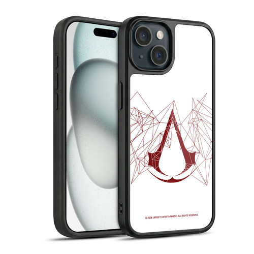 Assassin's Creed Logo Geometric Gel Armour Case For Apple iPhone 15