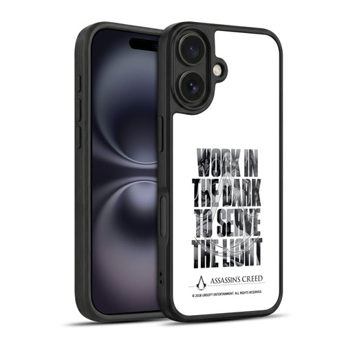 Assassin's Creed Legacy Typography Double Exposure Gel Armour Case For Apple iPhone 16