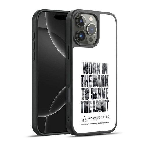 Assassin's Creed Legacy Typography Double Exposure Gel Armour Case For Apple iPhone 16 Pro Max