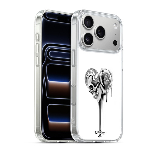 Alchemy Gothic Graphic Art Black Love Soft Gel Case for Apple iPhone 17 Pro