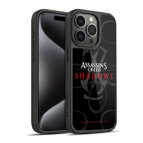 Assassin's Creed Shadows Graphics Red Logo Gel Armour Case For Apple iPhone 15 Pro