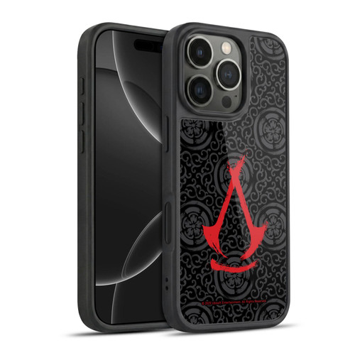 Assassin's Creed Shadows Graphics Red Logotype Gel Armour Case For Apple iPhone 16 Pro