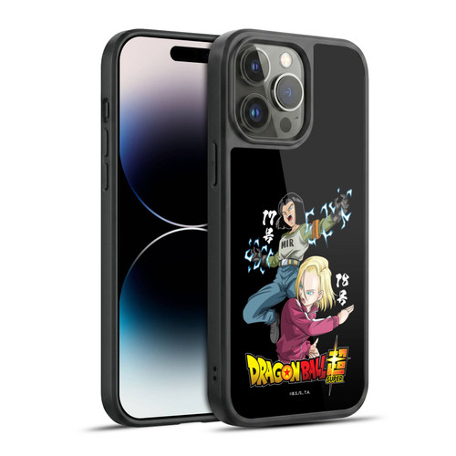 Dragon Ball Super Universe Survival Characters Android 17 & 18 Gel Armour Case For Apple iPhone 14 Pro Max