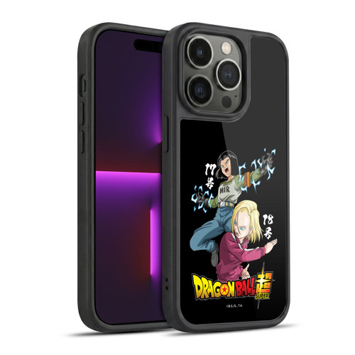 Dragon Ball Super Universe Survival Characters Android 17 & 18 Gel Armour Case For Apple iPhone 14 Pro