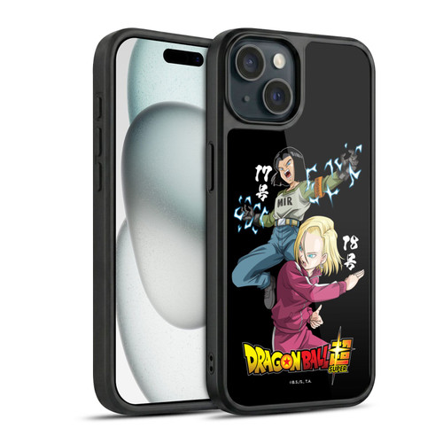 Dragon Ball Super Universe Survival Characters Android 17 & 18 Gel Armour Case For Apple iPhone 15