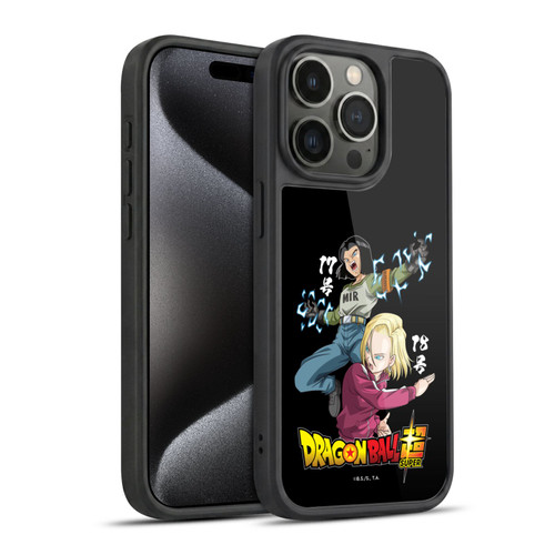 Dragon Ball Super Universe Survival Characters Android 17 & 18 Gel Armour Case For Apple iPhone 15 Pro