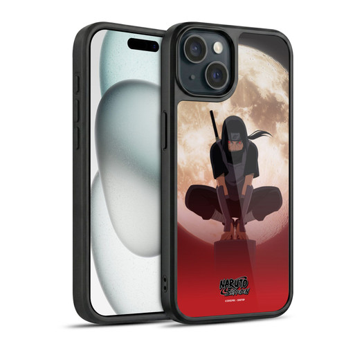 Naruto Shippuden Character Art Itachi Uchiha Moon Gel Armour Case For Apple iPhone 15