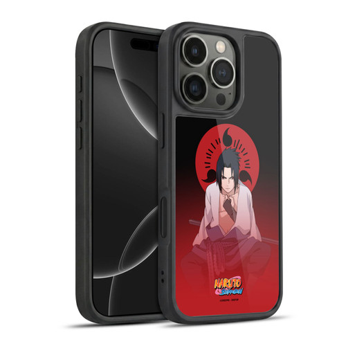 Naruto Shippuden Character Art Sasuke Uchiha Gel Armour Case For Apple iPhone 16 Pro