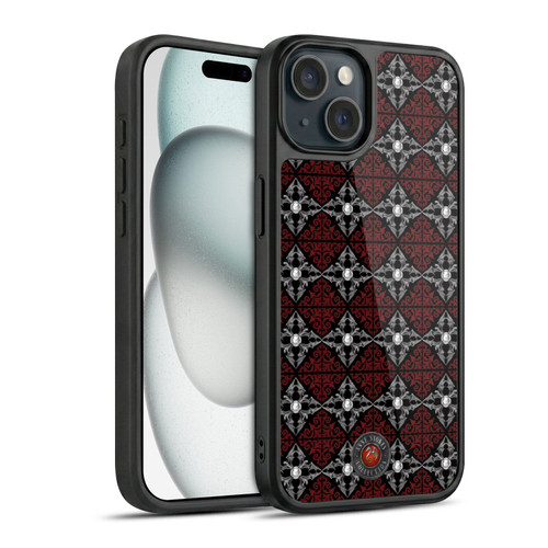 Anne Stokes Gothic Bat Moon Patttern Gel Armour Case For Apple iPhone 15