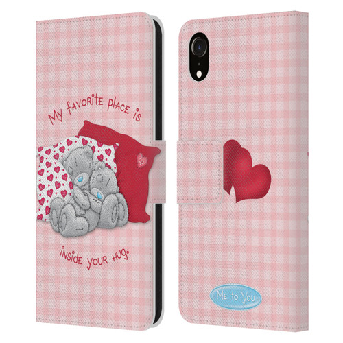 Me To You Classic Tatty Teddy Hug Leather Book Wallet Case Cover For Apple iPhone XR