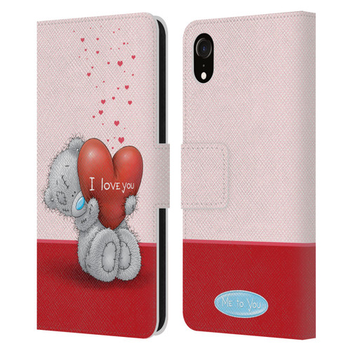 Me To You Classic Tatty Teddy I Love You Leather Book Wallet Case Cover For Apple iPhone XR