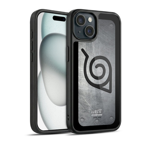 Naruto Shippuden Iconic Konoha Headband Gel Armour Case For Apple iPhone 15