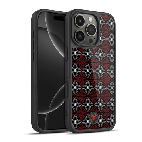 Anne Stokes Gothic Bat Moon Patttern Gel Armour Case For Apple iPhone 16 Pro