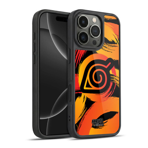 Naruto Shippuden Iconic Konoha Nine Tails Gel Armour Case For Apple iPhone 16 Pro