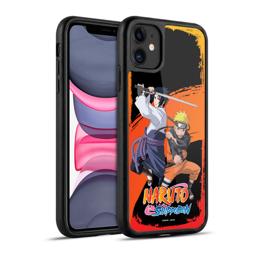 Naruto Shippuden Key Art Naruto And Sasuke Gel Armour Case For Apple iPhone 11