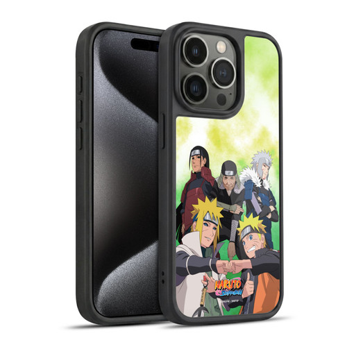Naruto Shippuden Key Art Hokage Group Gel Armour Case For Apple iPhone 15 Pro
