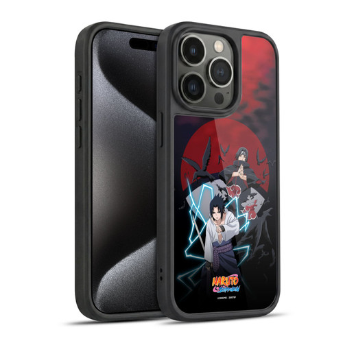 Naruto Shippuden Key Art Sasuke And Itachi Gel Armour Case For Apple iPhone 15 Pro