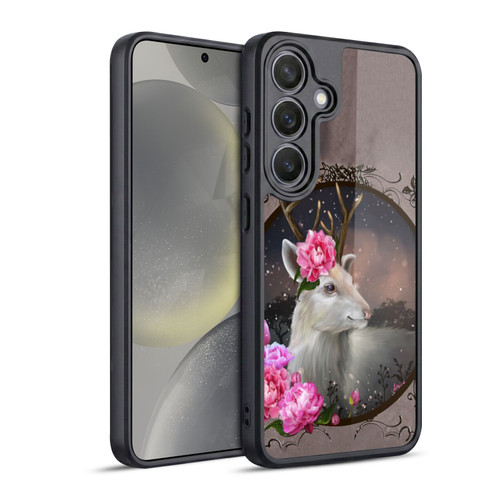 Ash Evans Animals White Deer Gel Armour Case For Samsung Galaxy S24 5G