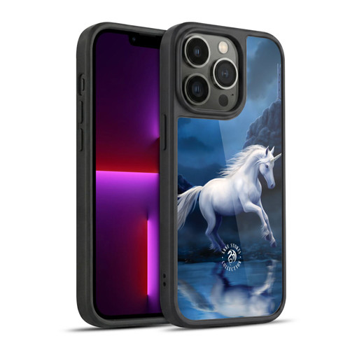 Anne Stokes Mythical Creatures Moonlight Unicorn Gel Armour Case For Apple iPhone 13 Pro