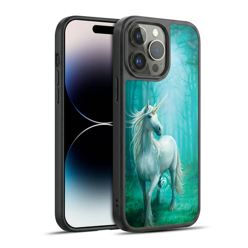 Anne Stokes Mythical Creatures Forest Unicorn Gel Armour Case For Apple iPhone 14 Pro Max