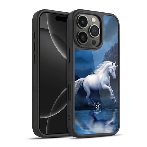 Anne Stokes Mythical Creatures Moonlight Unicorn Gel Armour Case For Apple iPhone 16 Pro