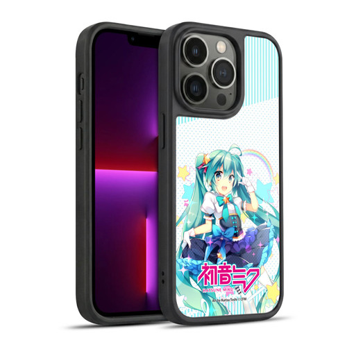 Hatsune Miku Graphics Stars And Rainbow Gel Armour Case For Apple iPhone 13 Pro