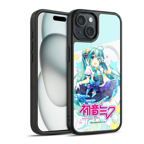 Hatsune Miku Graphics Stars And Rainbow Gel Armour Case For Apple iPhone 15