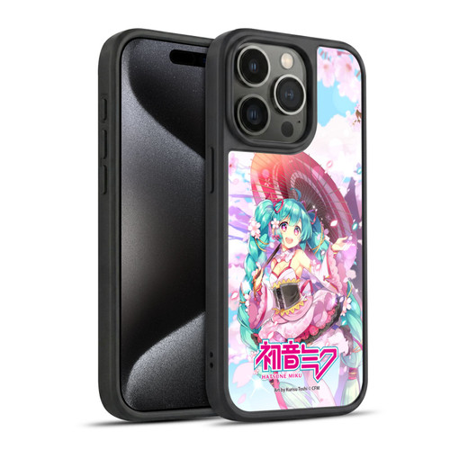 Hatsune Miku Graphics Sakura Gel Armour Case For Apple iPhone 15 Pro