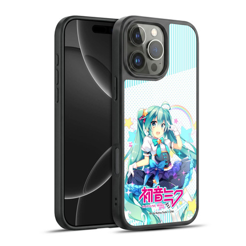 Hatsune Miku Graphics Stars And Rainbow Gel Armour Case For Apple iPhone 16 Pro Max